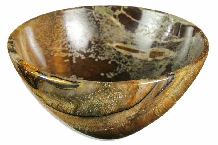 Polished Tiger's Eye Bowl #153183